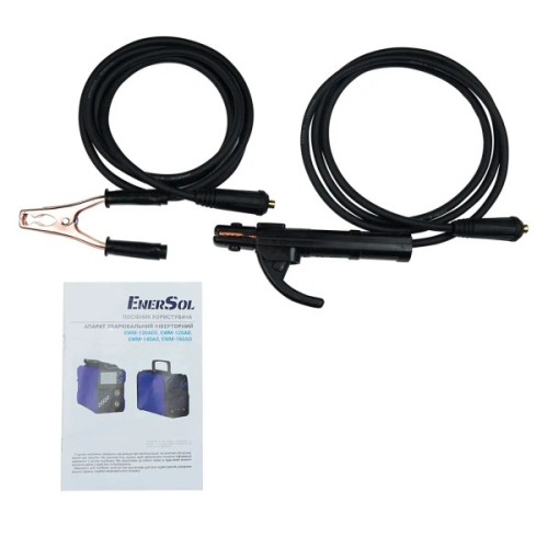 Зварювальний апарат Enersol інверторний, 20-160 A, 7.2 кВт, 3.1 кг (EWM-160AD)