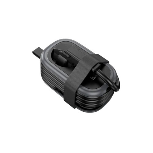 Мережевий фільтр живлення HOCO NS7 1 роз, 2 USB,USB-C, 20W, 1.1м, Black (NS7B)