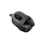 Мережевий фільтр живлення HOCO NS7 1 роз, 2 USB,USB-C, 20W, 1.1м, Black (NS7B)