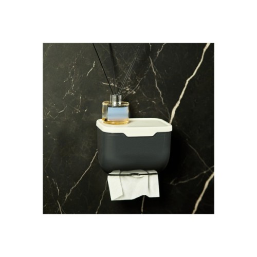 Тримач паперу туалетного Алеана 171022 Граніт / біла троянда (000028220)