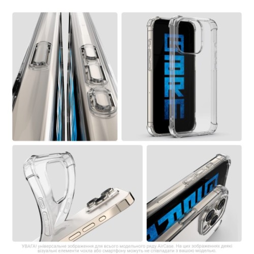 Чохол до мобільного телефона Armorstandart Air Force Apple iPhone 18 Pro Max / 17 Pro Max Clear (ARM92373)
