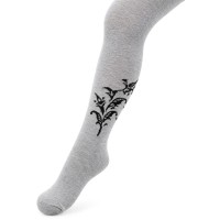 Колготки дитячі BNM з квітами (M0C0301-1215-5G-lightgray)