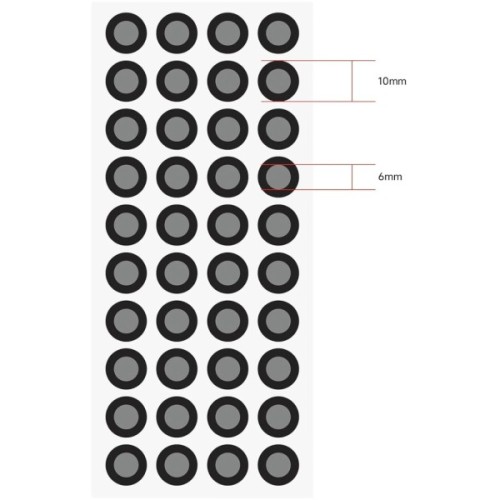 Запчастина для 3D-принтера Creality Scanner Reflective Marker Dots 6mm, 200pcs (4007010189)