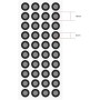 Запчастина для 3D-принтера Creality Scanner Reflective Marker Dots 6mm, 200pcs (4007010189)