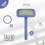Гребінець для тварин Tauro Pro Line прямокутний M, зубці 11 мм purple (TPLB63546)
