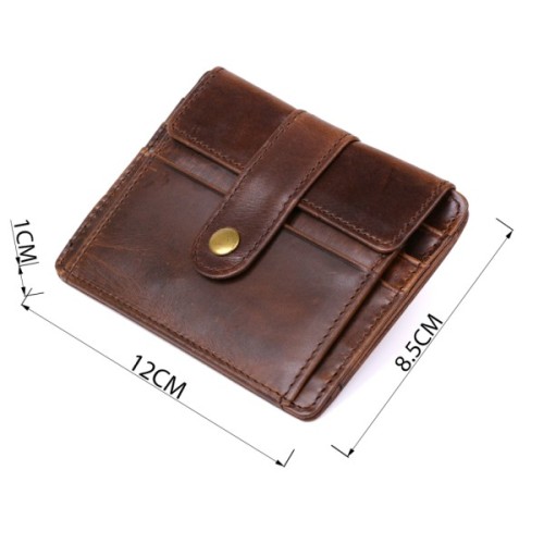 Гаманець Vintage Шкіряний Коричневий (20485)