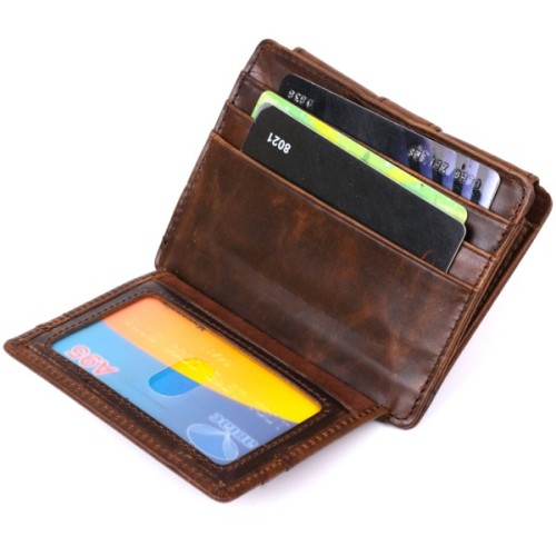 Гаманець Vintage Шкіряний Коричневий (20485)