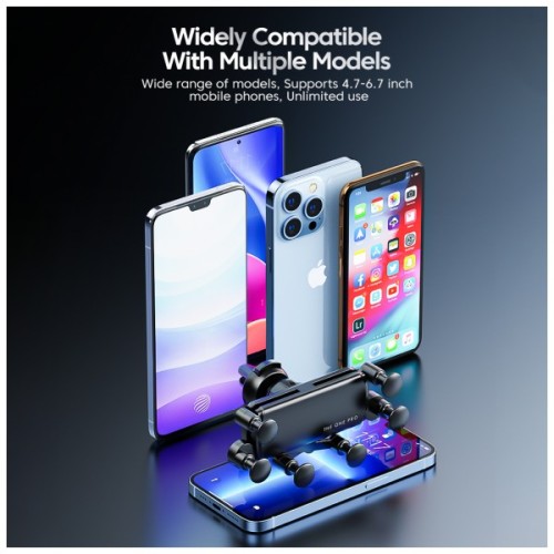 Універсальний автотримач Essager Tourist Gravity Car Mount Phone Holder Black (EZJZL-TR01)