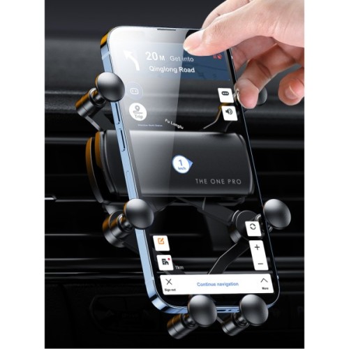 Універсальний автотримач Essager Tourist Gravity Car Mount Phone Holder Black (EZJZL-TR01)
