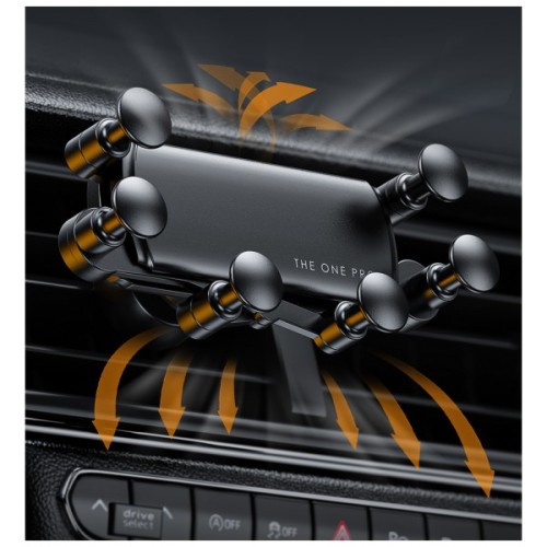 Універсальний автотримач Essager Tourist Gravity Car Mount Phone Holder Black (EZJZL-TR01)