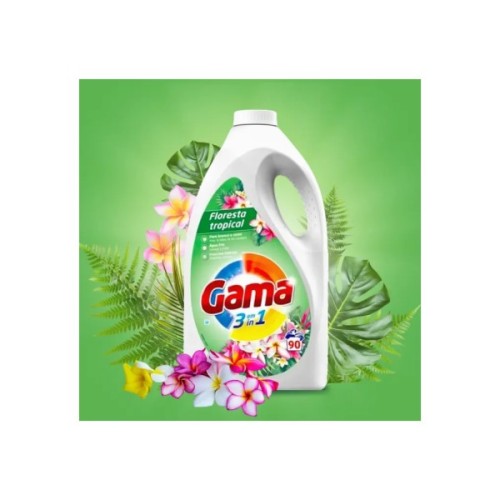 Гель для прання Gama Floresta Tropical З ароматом тропічних квітів 4.05 л (8435495834342)