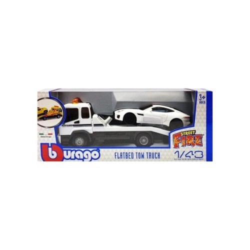 Спецтехніка Bburago Евакуатор з автомоделлю Jaguar F-Type R Dynamic V6 (18-31419)