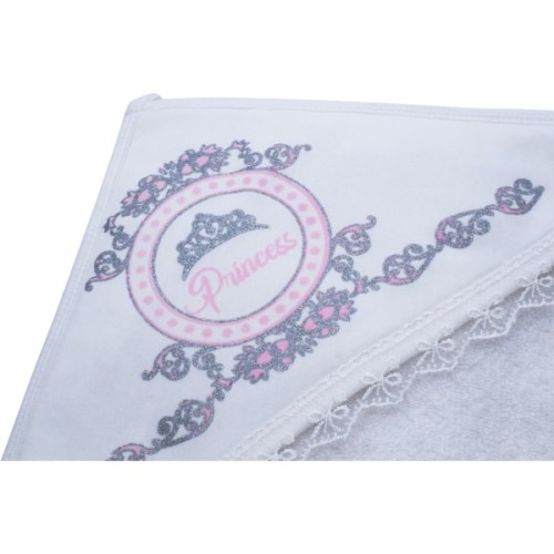 Рушник для купання дитячий Miniworld куточок (15476-pink)