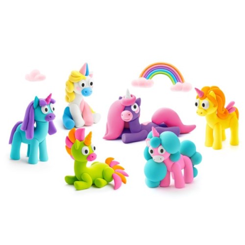 Набір для творчості Lipaka пластиліну, Райдужні єдинороги (15028-UA01)