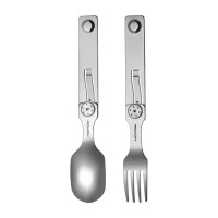 Набір туристичного посуду Roxon C2 2 in1 (ложка, виделка) (RoxC2)