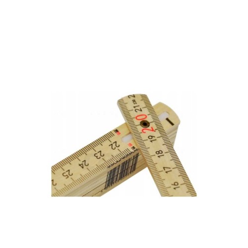 Лінійка будівельна Milwaukee складана тонка дерев'яна, 2м (4932459303)