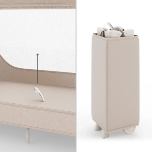 Дитячий манеж Kinderkraft Leody Up Beige (5902533930142)