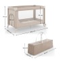 Дитячий манеж Kinderkraft Leody Up Beige (5902533930142)