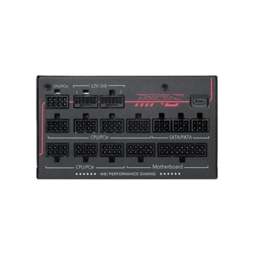 Блок живлення MSI 1600W (MPG AI1600TS PCIE5)