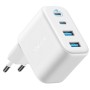 Зарядний пристрій Anker 2xUSB-C + 2xUSB 50W white (A121EG21)