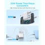 Зарядний пристрій Anker 2xUSB-C + 2xUSB 50W white (A121EG21)