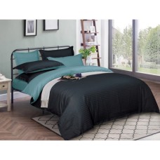 Постільна білизна MirSon Satin Stripe 30-0021+ 30-0015 Edaliz 160х220 Сімейний (2200005266724)