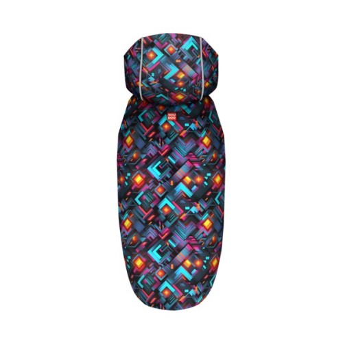 Дощовик для тварин WAUDOG Clothes Накидка з капюшоном Нескінченні світи S (356-4058)