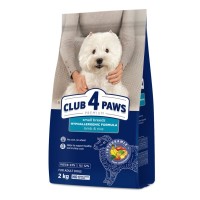 Сухий корм для собак Club 4 Paws Преміум. Для дрібних порід - ягня і рис 2 кг (4820083909603)