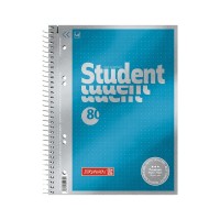 Книга записна Brunnen Коледж-блок А5 Premium металевий блиск, крапка, 80 аркушів (10-671 57)