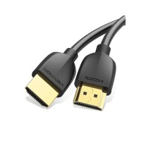 Кабель мультимедійний HDMI M to HDMI M 0.5m 4K60Hz black Vention (AAIBD)