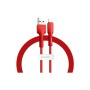 Дата кабель USB 2.0 AM to Lightning 1.0m red Baseus (CALGJ-09)