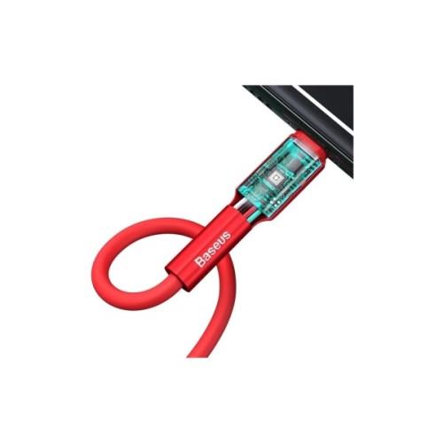 Дата кабель USB 2.0 AM to Lightning 1.0m red Baseus (CALGJ-09)