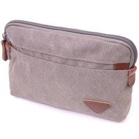 Сумка Vintage З текстилю Сіра (21259)