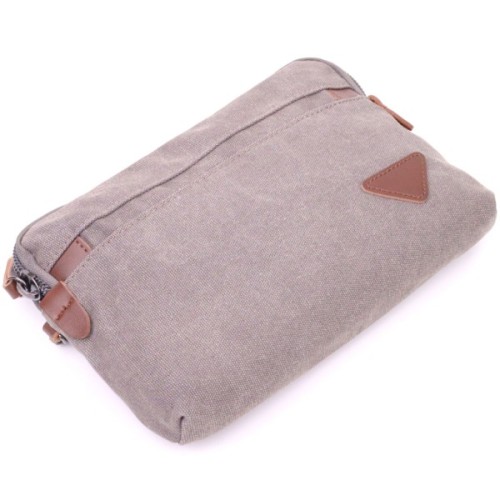 Сумка Vintage З текстилю Сіра (21259)