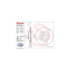 Гальмівний диск Brembo 09.B970.11