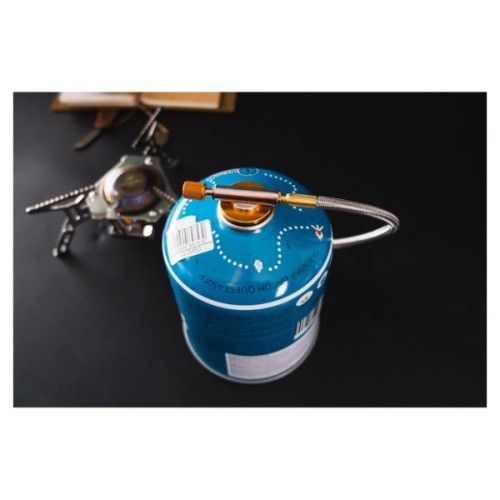 Пальник BRS Набір BRS-1 складний + балон різьбовий бутановий Quest, 450гр (BRS-1Q-G450)