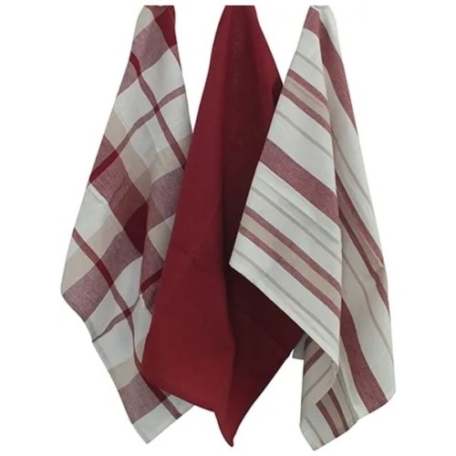 Рушник Kela кухонний набір Pasado, червоний, 65x45 см, 3 шт (15963) (00000018275)