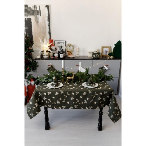 Скатертина Прованс Шапочки на зеленому 136х180 см (036858)