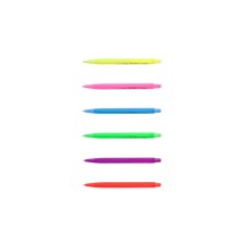 Ручка масляна Buromax автоматична TROPICAL TOUCH, RUBBER TOUCH, 0,7 мм, синя (BM.8272)