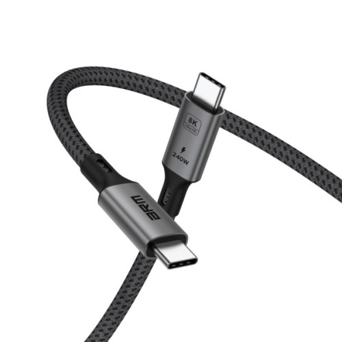 Дата кабель USB-C to USB-C 1.0m USB4 40Gbps 240W 8K60Hz black Armorstandart (ARM81921)