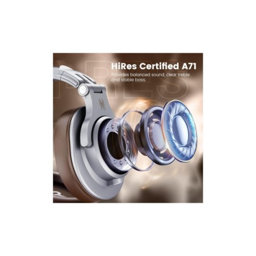 Навушники OneOdio A71 3,5мм/6,35мм Silver/Brown (A71 Silver Brown)