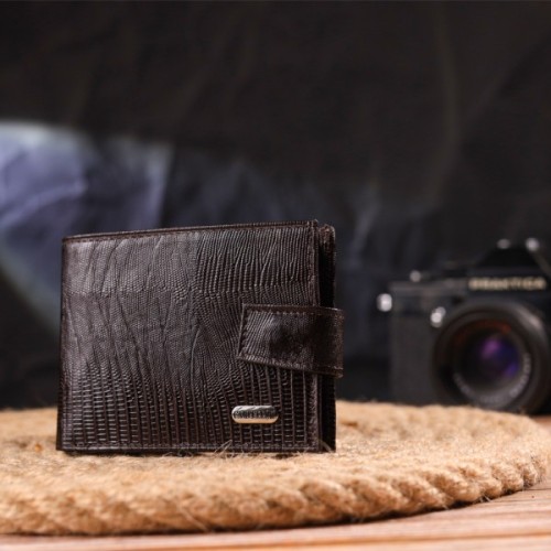 Гаманець Canpellini З натуральної шкіри Коричневий (21512)