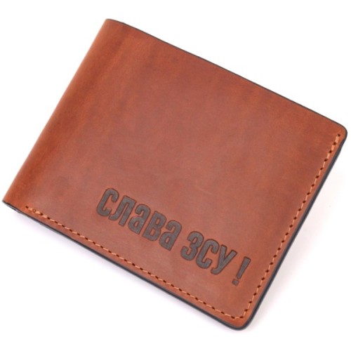 Гаманець Grande Pelle Шкіряний Світло-коричневий (16737)