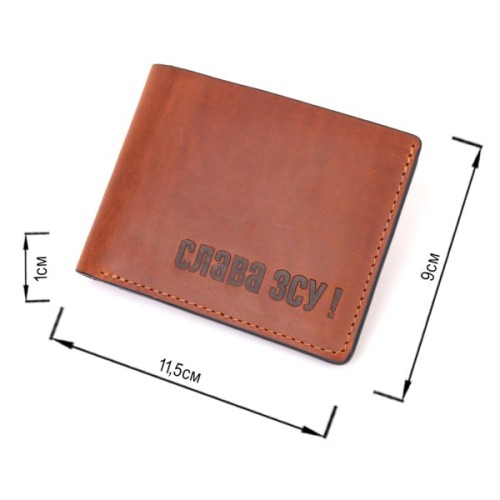 Гаманець Grande Pelle Шкіряний Світло-коричневий (16737)