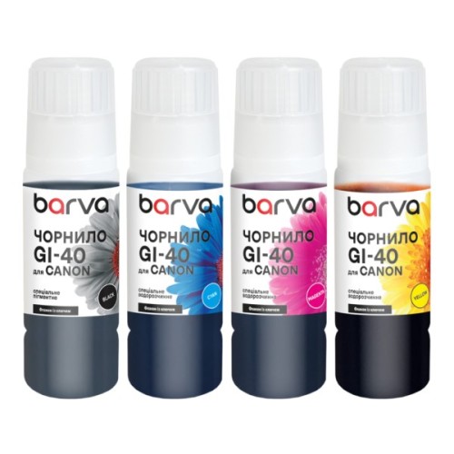 Чорнило Barva Canon GI-40 SET 4x70 мл, OneKey, pigment (CGI40-070-MP)