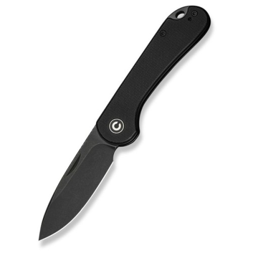 Ніж Civivi Elementum Slip Joint, Black G10, Darkwash (C18062AJ-1)