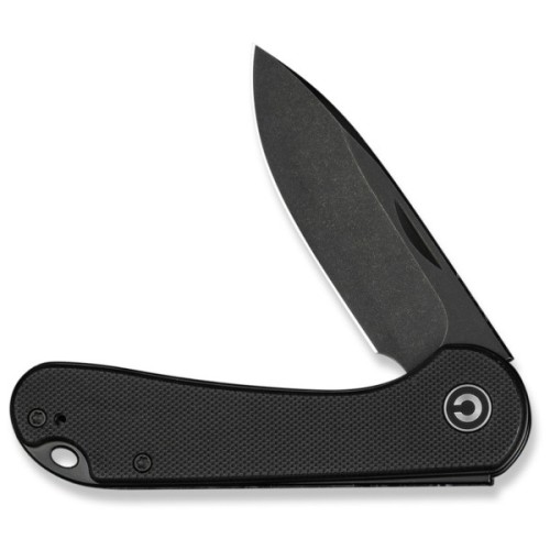 Ніж Civivi Elementum Slip Joint, Black G10, Darkwash (C18062AJ-1)