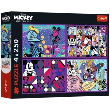 Пазл Trefl Inside Mickey&friends Серія пригод Міккі 4х 250 елементів (5900511133080)