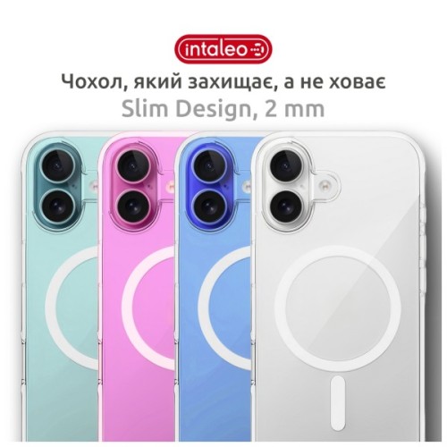 Чохол до мобільного телефона Intaleo CLEAR MagSafe Apple iPhone 16 with Box (1283126609657)