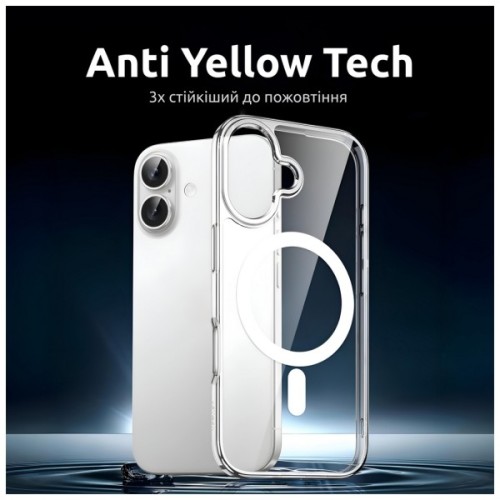 Чохол до мобільного телефона Intaleo CLEAR MagSafe Apple iPhone 16 with Box (1283126609657)